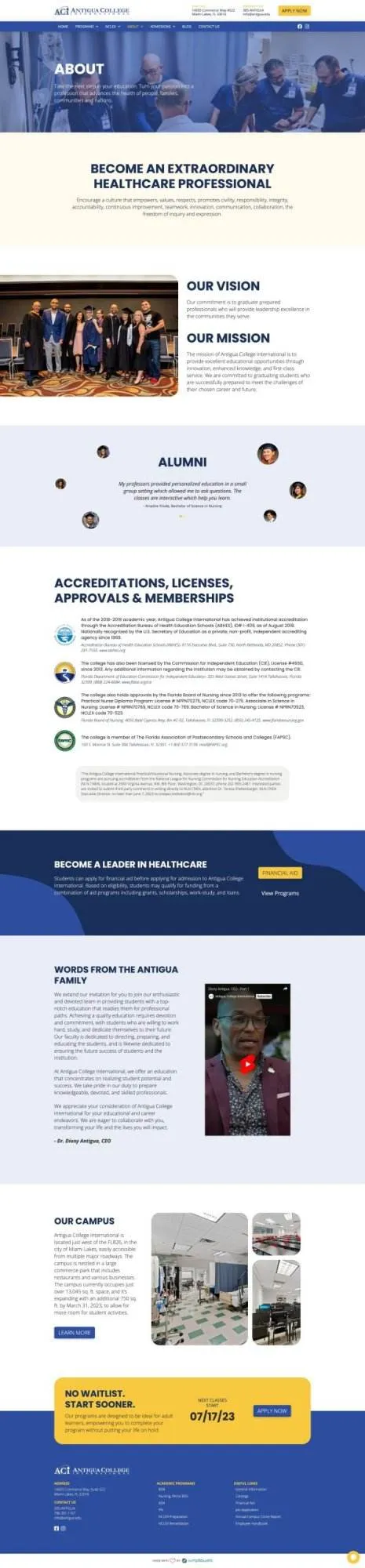 Antigua College - About Us