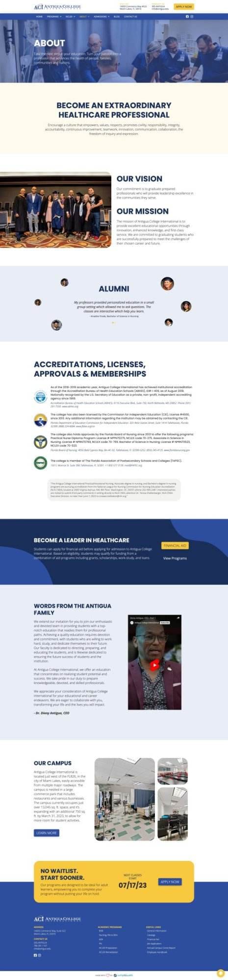 Antigua College - About Us